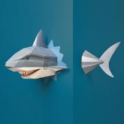 Kit Maquette Poisson Requin à Construire Tête et Queue