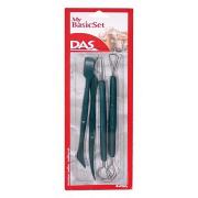 Set 4 Outils pour Modelage 2 Mirettes et 2 Spatules Basic Das