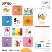 Calendrier mural 2027 Les Shadoks 12 illustrations 16 mois 30X30 cm Ed Desastre