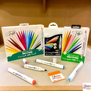 Feutres Graph'It Brush 12 couleurs Manga Shonen Marqueurs à Alcool Double-Pointe Pinceau et Fine