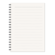 Carnet spirale A6 Que les choses soient Faites pas Parfaites 11x15cm Ligné Notebook