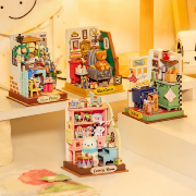 Mini-Kit Maquette Bois Maison miniature Salle de Jeu Lovely Room 7x7x9 cm DS027