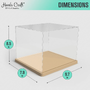 Vitrine de protection DF01M Housse Acrylique Transparente 24