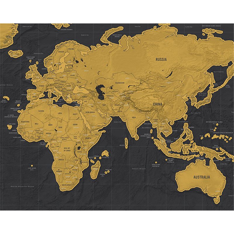 Carte du monde à gratter | Groupon