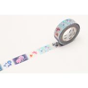 Masking Tape Motif Kimono Papillon Fleur Rouleau 15mmX7m