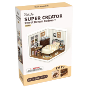 Kit Maquette Super Creator Chambre DW009 Sweet Dream Bedroom 95 pièces Rolife