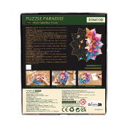 Puzzle en Bois 200 pièces Mystic Mandala Flower 28x29cm TA001 Puzzle Paradise Rowood