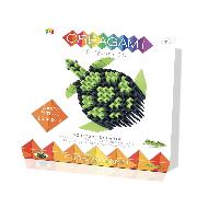 Kit pliage Origami 3D Tortue Taille XS 134 pièces Créagami