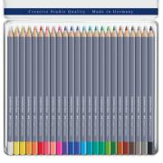 Crayons de couleur Aquarellables Goldfaber Boîte métal 24 couleurs Faber Castell