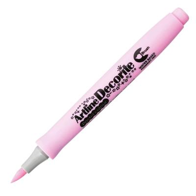 Marqueur Brush Rose Pastel Artline Decorite Pointe Pinceau