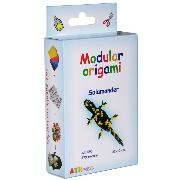 Kit pliage Origami 3D Salamandre 22x10 cm 179 modules Modular Origami ATH Press