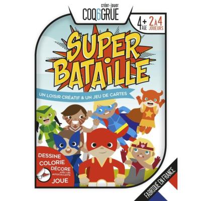 Jeu de Bataille à personnaliser Super Bataille Coq6grue