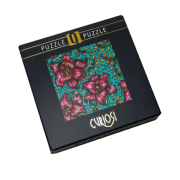 Mini-Puzzle Q11-3 Casse-tête Gold Orchidée 72 pièces 12.5x12.5 cm Curiosi