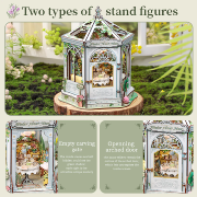 Kit Maquette Kiosque Fleuri Windsor 19x17x21 cm Windsor Flower House Cutebee