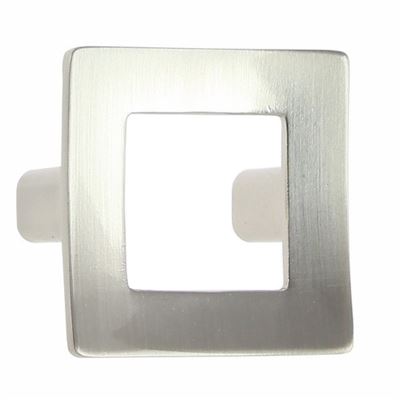 Bouton de meuble cadre zamak finition inox 41mm