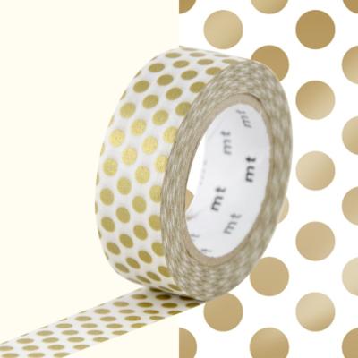 Masking Tape Motif Pois or Rouleau 15mmX10m