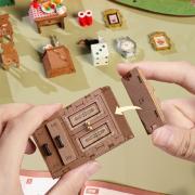 Kit Maquette 3D Cabane féérique Tronc d'Arbre miniature à fabriquer 21x18x22 cm DG179 Fairytale House Rolife