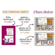 Pack Formation telechargeable meuble en carton - Chien Helvis