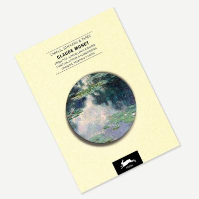Livre d'Etiquettes et Autocollants Claude Monet 32 feuilles 17x24 cm Pepin Press
