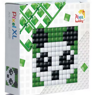 Kit Mini Tableau en Pixels XL Panda 6x6 cm Pixel Hobby