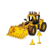 Maquette Engin Chantier Bulldozer 18cm Puzzle 3D 211 pièces TG509K Rokr