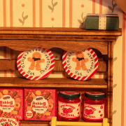 Kit Maquette 3D Noël Maison de Pain d'épice miniature à fabriquer 23x17x22 cm DG176 250 pièces Rolife