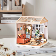 Kit Maquette Super Creator Salon DW007 Cozy Living Lounge 114 pièces Rolife