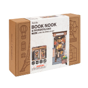 Kit Maquette Book Nook à fabriquer Sakura Wine Alley 19x11x22cm TGB11 Serre-livres Ruelle Japonaise 3D miniature Rolife