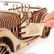 Ugears Maquette Bois Voiture Roadster VM01 Puzzle 3D Mécanique 437 pièces