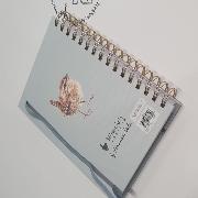 Carnet à spirales Oiseau Jonquille 15x21 200p ligné Elastique Wrendale