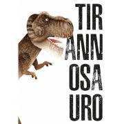 Dinosaure Tyrannosaure Rex en carton à construire Maquette 3D et Livre Sassi Junior
