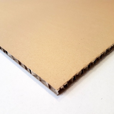 Plaque carton alvéolé nid d'abeille 50 x 65 cm - épaisseur 1 cm