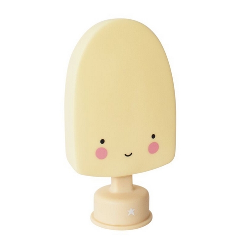 Veilleuse Glace Esquimau Jaune LED à arrêt automatique