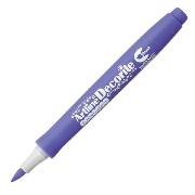 Marqueur Brush Violet Pastel Artline Decorite Pointe Pinceau