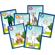 Jeu de 7 Familles à personnaliser Super Familles Coq6grue