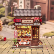 Kit Maquette Boutique Japonaise Eventails Tsukino Eogi Dou 14x14x19 cm CWGC216 Cutebee