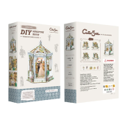 Kit Maquette Kiosque Fleuri Windsor 19x17x21 cm Windsor Flower House Cutebee