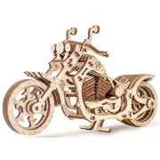 Maquette mécanique en bois Moto Cruiser 152 pièces 22×12×8cm Puzzle 3D Ewa Eco Wood Art