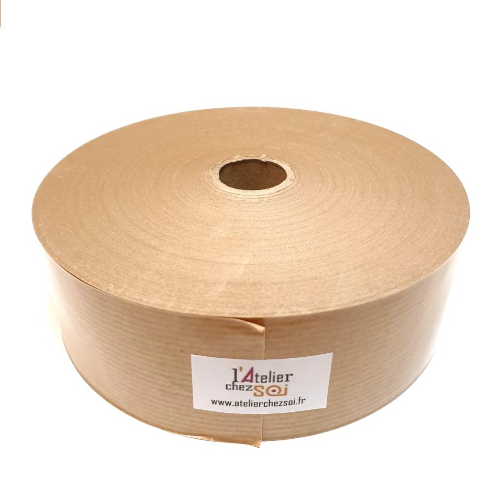 Bande Kraft Gommé Brun Vergé Préencollé 48mm x 200m