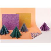 Papier Origami Blue bifaces Mon Petit Art  36 feuilles 15x15 cm