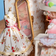 Kit Maquette 3D La Couture d'Elsa miniature à fabriquer 24x16x17 cm DG178 Elsa's Tailoring Rolife