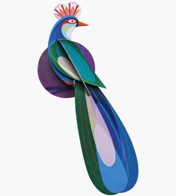 Oiseau de Paradis Bleu Banda Décoration murale 3D Studioroof