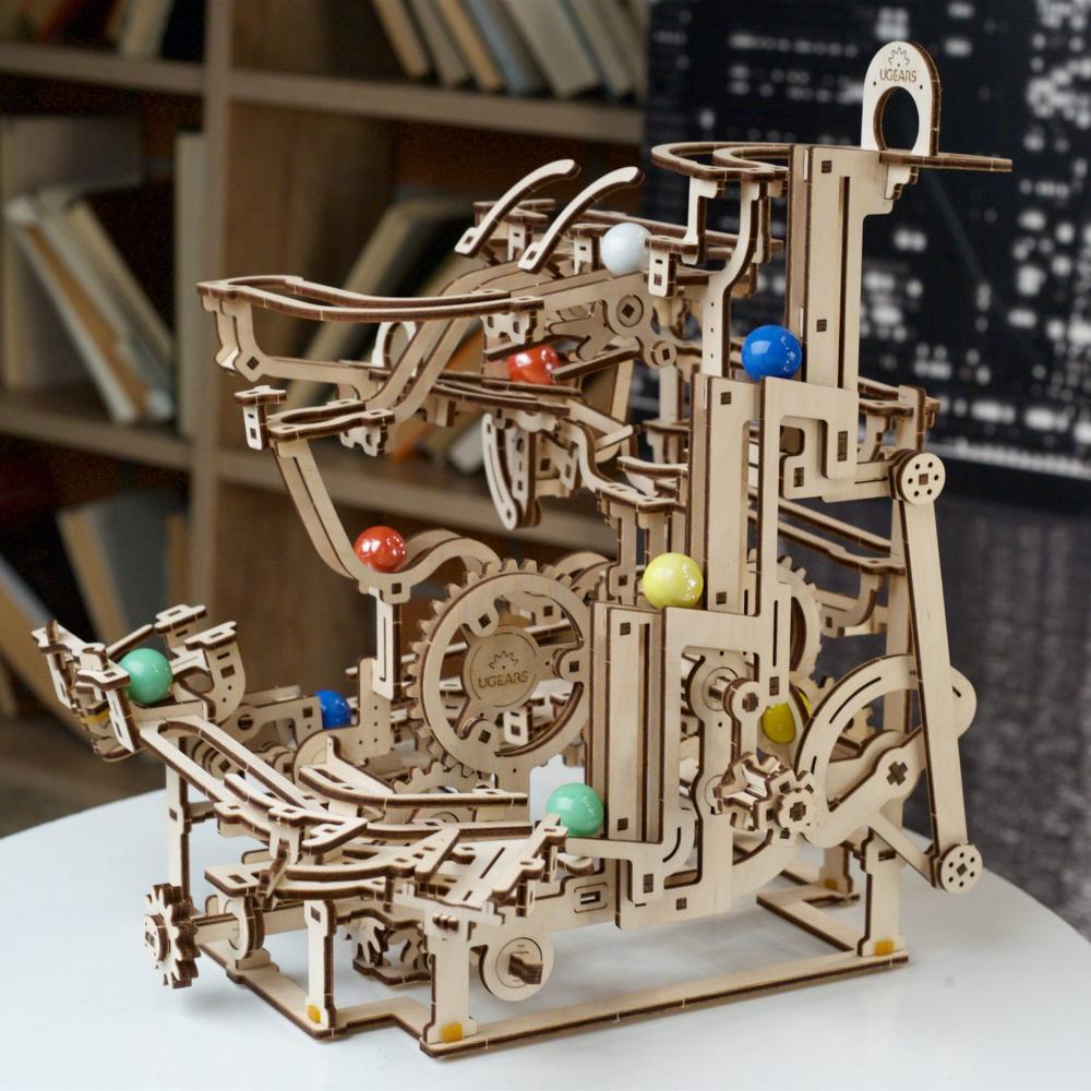 UGEARS - Marble Circuit de Billes en Bois - Maquette en Bois a