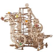 Ugears Maquette en bois Circuit à billes Spirale 29cm 266 pièces 10 billes