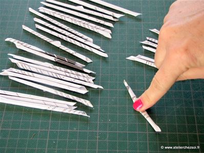 Tuto Déco Flocon Papier roulé - Tubes de papier