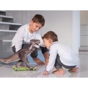 Dinosaure Tyrannosaure Rex en carton à construire Maquette 3D et Livre Sassi Junior