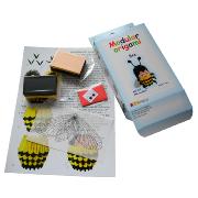 Kit pliage Origami 3D Abeille 10x11 cm 248 modules Modular Origami ATH Press