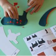 Kit Créatif Dinosaure et Pot-à-crayons Livre et Activité L'Atelier Imaginaire