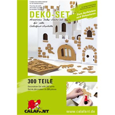 Set de décoration en carton - 300 pièces - Calafant