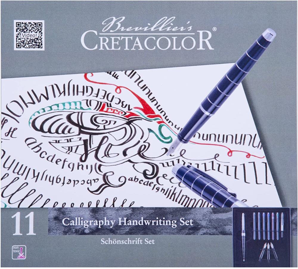 Coffret Calligraphie Handwriting Stylo-Plume 11 pièces Cretacolor